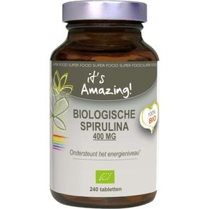 It's Amazing Biologische Spirulina 400 mg 240 tabletten