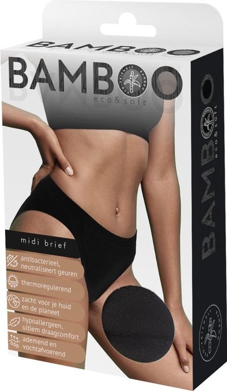 Naproz - Bamboo Midi Brief - Slip - Bamboe - Hypoallergeen - Antibacterieel