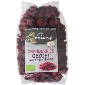 It's Amazing - Cranberry's - Gezoet met Vruchtensap - Bio - 500gr