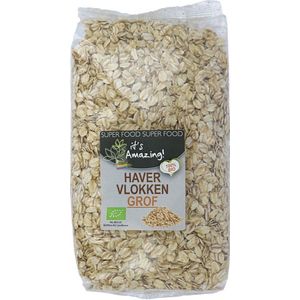 Its Amazing - Havervlokken Grof - 100% Bio - Bron van Eiwitten en Voedingsvezels