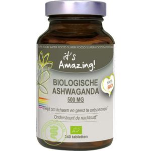 Biologische Ashwagandha (240 tabletten)