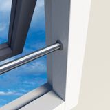 SecuBar barrièrestang RVS met snap hulzen 99 cm