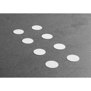SecuCare Antislip sticker (32 stuks) - rond wit (bad / douche / badkamer) - 8040.000.02