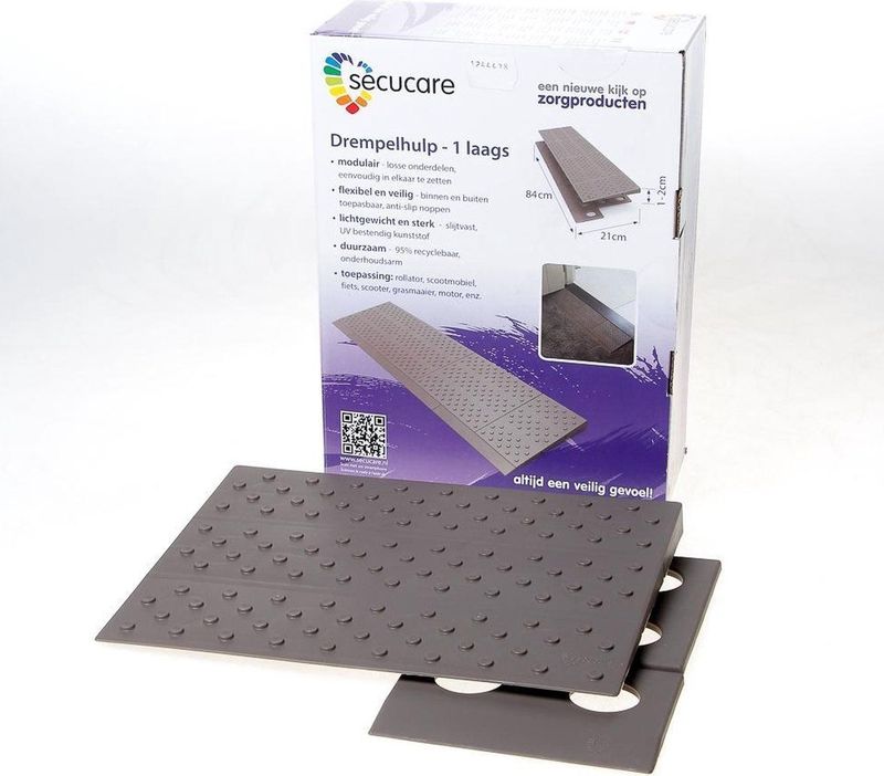 Drempelhulp - 1 laags 84 x 2 x 21 cm - SecuCare