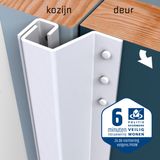 Secu products Secustrip Plus Achterdeur 211cm 0-6mm Budr