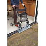 Drempelhulp Plus - Staal - Anti-slip - Voor Rollator en Scootmobiel