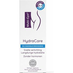 Multi-Gyn HydraCare 50 ml - Vaginale Crème tegen Vaginale Droogheid, ondersteunt Vaginale Gezondheid en beschermt tegen irritaties, ook geschikt als glijmiddel tjdens seks, directe en langdurige hydraterende werking