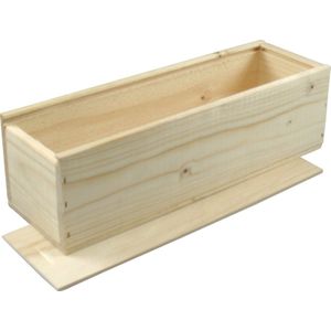 Wijnkist Magnum voor 1 fles 360x115x105mm met schuifdeksel 5 stuks