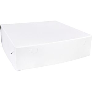 Zwanenhals/ verzenddoos | karton | 34x34x9cm | duplex | wit | 50 stuks
