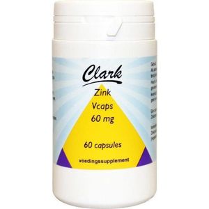 Clark Zink 60mg 60 Vegetarische capsules