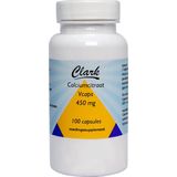 Clark Calcium citraat 450mg 100 Vegetarische capsules