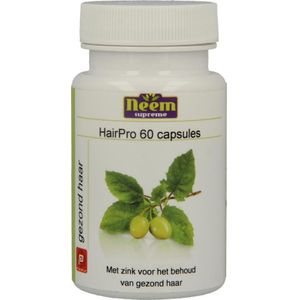 Zink - Ayurveda Neem Supreme Hairpro - Kruiden - 100% RI - Plantaardige Capsule