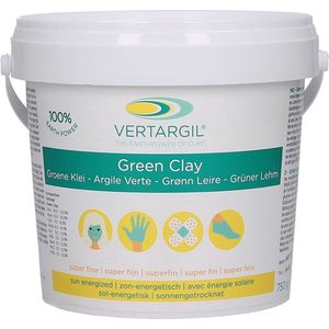 Vertargil - Groene Leem Superfijn - Gezichtsmasker - 2500gr - Natuurlijk