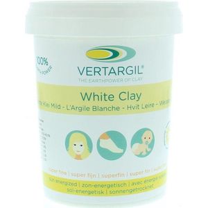 Vertargil - Witte Klei - Gezichtsmasker - Natuurlijke Klei - Voor Gevoelige Huid