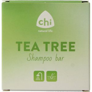 Chi - Tea Tree Shampoo Bar - Natuurlijke Verzorging - Plasticvrij - Biologische Ingrediënten