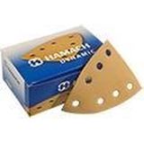 Delta schuurvellen 50 stuks 105 x 48 mm, met 7 stofafzuiggaten P80