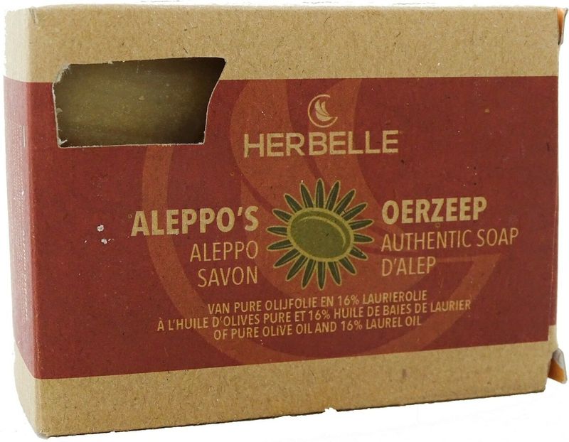 Herbelle - Aleppo's Oerzeep - Handzeep - Bruin - 100% N natuurlijk
