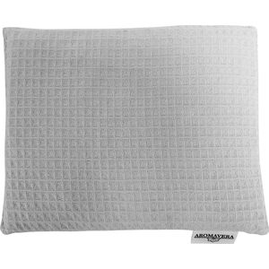 Kersenpitkussen grijs - Aroma Vera -20 x 25 cm - opwarmbaar - koud warm kompres