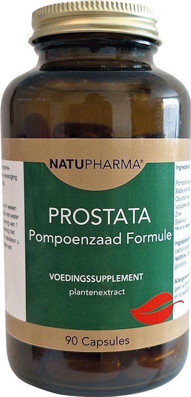 Natupharma - Prostata Pompoenzaad Formule - Capsules - 90 Capsules