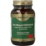 Natucare Q10 50 mg & kokosolie 100 capsules
