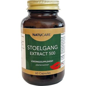NatuCare - Stoelgang Extract - 500 Capsules - Natuurlijk Voedingssupplement