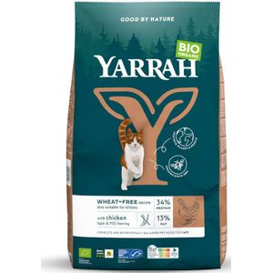 Yarrah Bio Kattenvoer Graanvrij Kip - Vis 10 kg