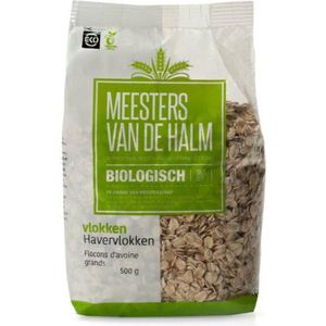 De halm Biologisch Havervlokken Grof 500 gr