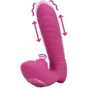 Loveline Stotende Vibrator Powerful Pink 15 cm