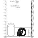 Model 23 - Chastity Cage - 2.5'' / 6,5 cm - Black