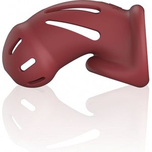 Model 28 - Ultra Soft Silicone Chastity Cage - Red