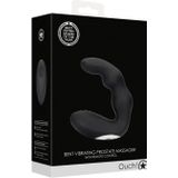 Shots - Ouch! OU905BLK - Bent Vibrating Prostate Massager with Remote Control - Black