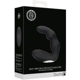 Shots - Ouch! OU905BLK - Bent Vibrating Prostate Massager with Remote Control - Black