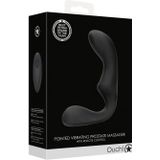 Shots - Ouch! OU908BLK - Pointed Vibrating Prostate Massager with Remote Control - Black