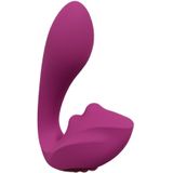 VIVE - Yuki - Oplaadbare dubbele motor - G-Spot vibrator met massagekralen - Roze
