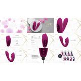 VIVE - Yuki - Oplaadbare dubbele motor - G-Spot vibrator met massagekralen - Roze