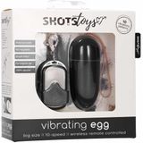 Shots Toys 10 Speed Draadloos Vibrerend Ei met Afstandsbediening - Zwart