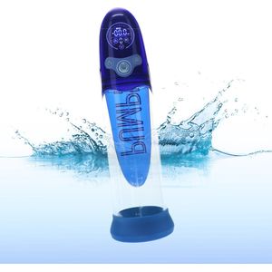 Pumped Aqua Pro Automatische AI Penispomp Blauw