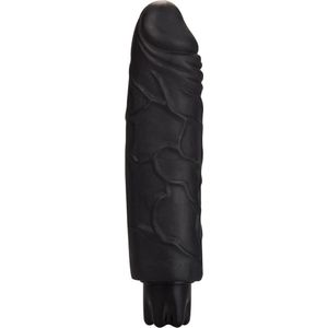 Shots Toys realistische vibrator Realistic Skin Vibrator - Regular zwart