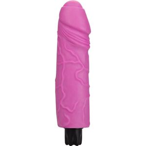 Shots Toys realistische vibrator Realistic Skin Vibrator - Big roze