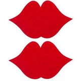 Nipple Sticker - Rode Lippen