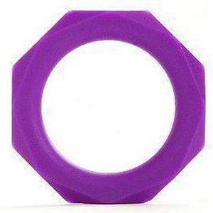 Octagon Ring Medium - Paars - cockring