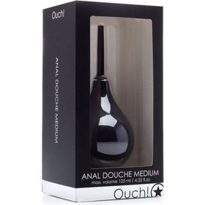 Ouch! medium anaal douche - zwart