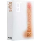 Realrock – Realistisch Vibrerende Dildo met Scrotum en Afstandsbediening Vullend Plezier 23 cm – beigeig