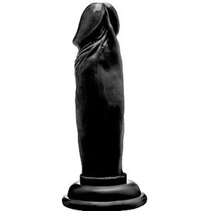 Zwarte Realistische Dildo met zuignap - 15 cm