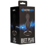 ElectroShock - E-Stimulation Vibrating Buttplug - Black