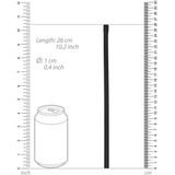 Pumped Deluxe Beginners Penis Pomp met Trekkergrip Inclusief Siliconen Penisring - 30 cm - Zwart