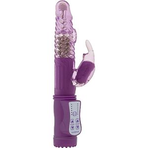 Paarse Rabbit Vibrator - 22 cm