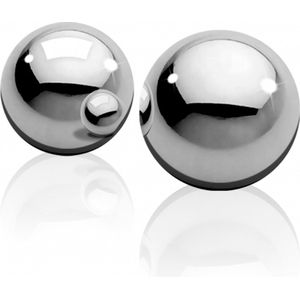 OUCH! – Metalen ‘Ben-Wa’ Liefdesballen 1,9 cm Diameter Vaginaal Massage – Zilver