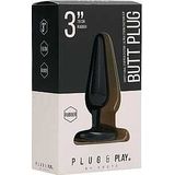 Plug and Play - Butt Plug - Basic - 3 Inch - Black