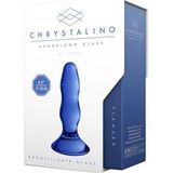 Chrystalino Pleaser Blue - Glazen Butt Plug